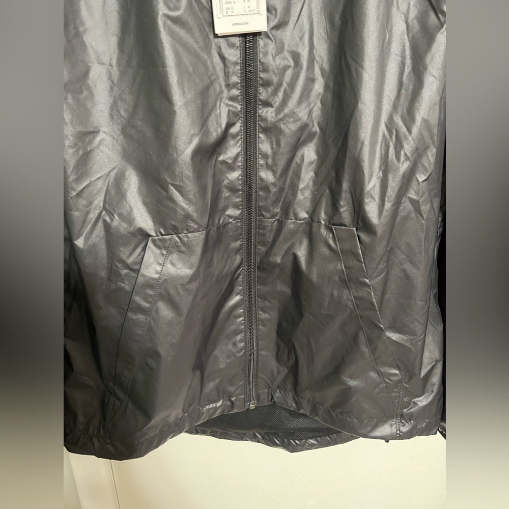 Adidas Women's Essentials Linear Windbreaker Jacket - Picture 4 of 9